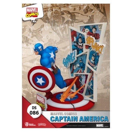 Marvel Comics Diorama PVC D-Stage Captain America 16 cm