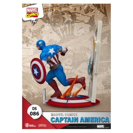 Marvel Comics Diorama PVC D-Stage Captain America 16 cm