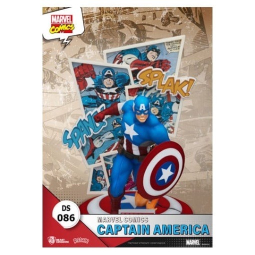 Marvel Comics Diorama PVC D-Stage Captain America 16 cm