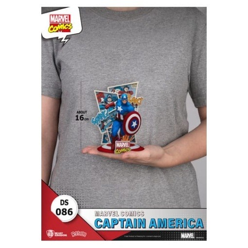 Marvel Comics Diorama PVC D-Stage Captain America 16 cm