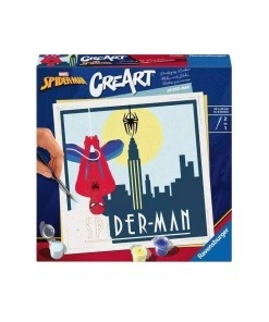 Marvel Set de Pintar por Numeros CreArt Spider-Man 20 x 20 cm