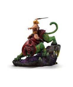 Masters of the Universe Estatua 1/10 Deluxe Art Scale He-man and Battle Cat 31 cm