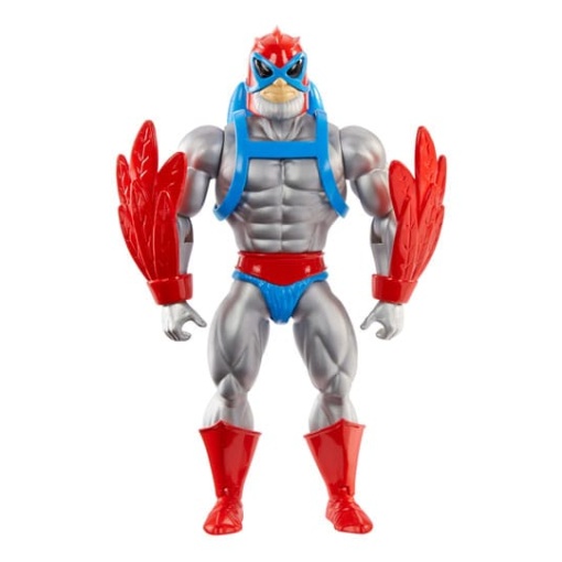 Masters of the Universe Origins Figuras Cartoon Collection: Stratos 14 cm - Embalaje dañado