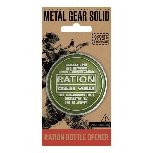 Metal Gear Solid Abrebotellas Solid Ration 8 cm