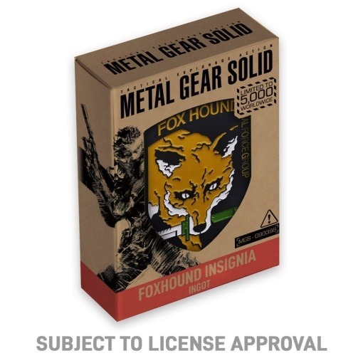 Metal Gear Solid Lingote Foxhound Insignia Limited Edition