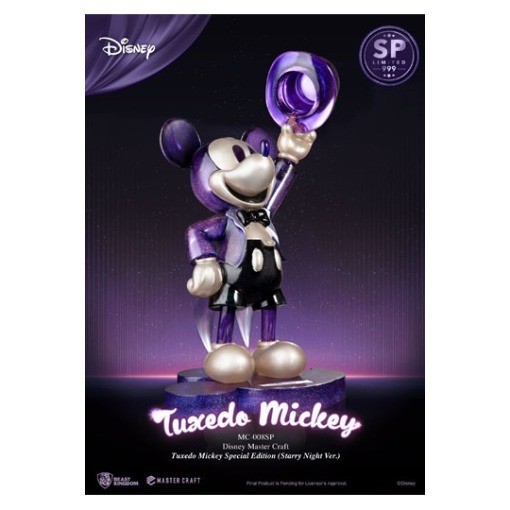 Mickey Mouse Estatua Master Craft 1/4 Tuxedo Mickey Special Edition Starry Night Ver. 47 cm