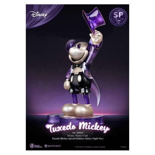 Mickey Mouse Estatua Master Craft 1/4 Tuxedo Mickey Special Edition Starry Night Ver. 47 cm