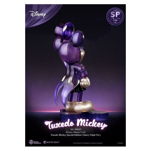 Mickey Mouse Estatua Master Craft 1/4 Tuxedo Mickey Special Edition Starry Night Ver. 47 cm