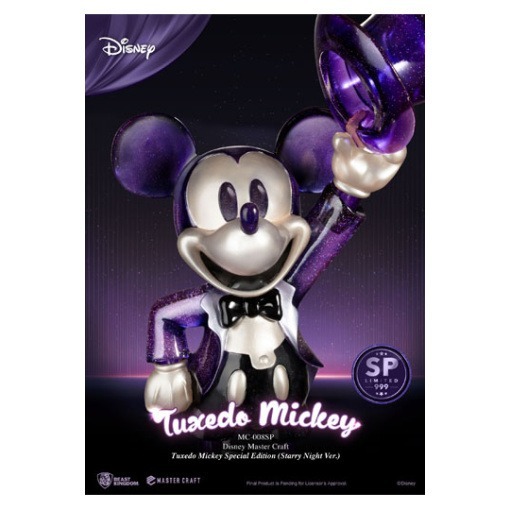 Mickey Mouse Estatua Master Craft 1/4 Tuxedo Mickey Special Edition Starry Night Ver. 47 cm