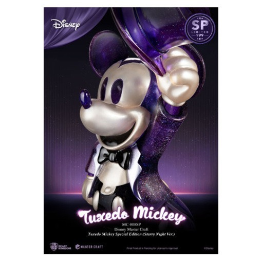 Mickey Mouse Estatua Master Craft 1/4 Tuxedo Mickey Special Edition Starry Night Ver. 47 cm