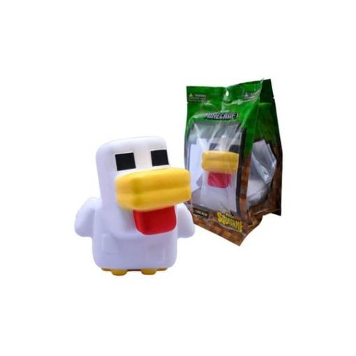 Minecraft Figura Antiestres Mega Squishme Serie 3 Pollo 15 cm