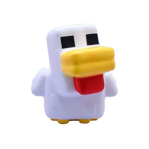 Minecraft Figura Antiestres Mega Squishme Serie 3 Pollo 15 cm