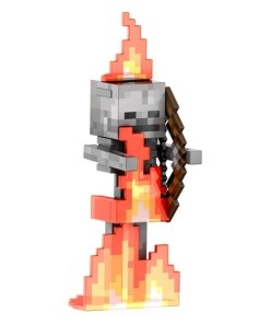 Minecraft Figura Diamond Level Esqueleto 14 cm