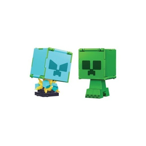 Minecraft Figura Flippin Creeper y Creeper cargado