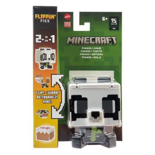 Minecraft Figura Flippin Panda y Tarta