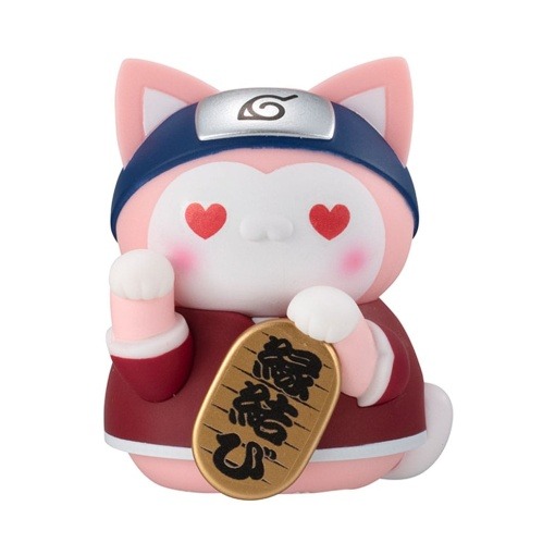 Naruto-Nyaruto! Mega Cat Project Nyaruto! Minifiguras Beckoning cat fortune one more time 7 cm Surtido (6)