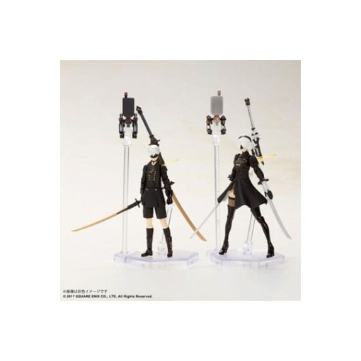 NieR Automata Figura Plastic Model Kit 2B & 9S 7 cm