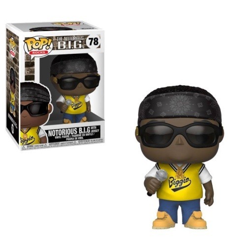 Notorious B.I.G. Figura POP! Rocks Vinyl Notorious B.I.G. (Jersey) 9 cm