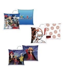 One Piece Pack de 3 almohadas Monkey D. Luffy 40 x 40 cm