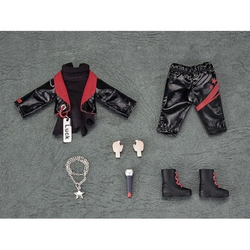 Original Character Accesorios para las Figuras Nendoroid Doll Outfit Set: Idol Outfit - Boy (Deep Red)