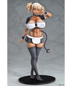 Original Character Estatua 1/6 Black Gal Maid Succubus Cocoa 30 cm