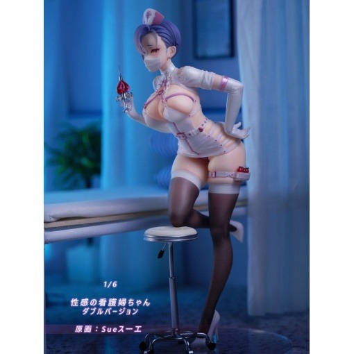 Original Character Estatua PVC 1/6 Sexy Nurse Double Version 26 cm