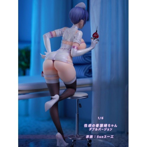 Original Character Estatua PVC 1/6 Sexy Nurse Double Version 26 cm