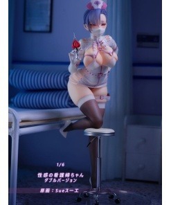 Original Character Estatua PVC 1/6 Sexy Nurse Double Version 26 cm