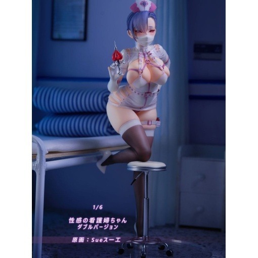 Original Character Estatua PVC 1/6 Sexy Nurse Double Version 26 cm