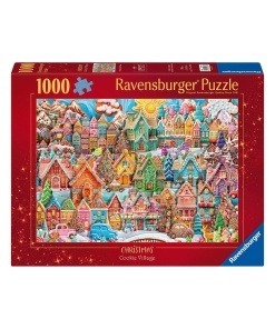 Original Ravensburger Quality Puzzle Christmas Cookie Village (1000 piezas)