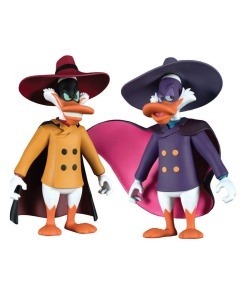 Pato Darkwing Select Pack de 2 Figuras Pato Darkwing & NegaPato 13 cm