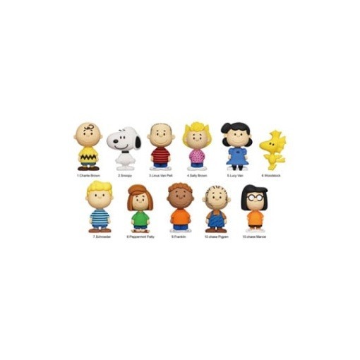 Peanuts Colgantes PVC 3D Snoopy Series 1 Expositor (24)