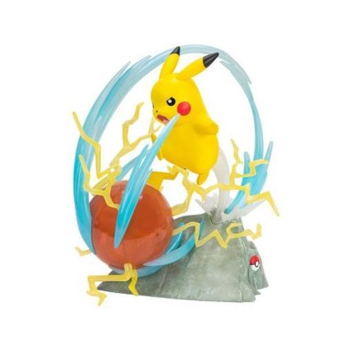 Pokémon 25 aniversario Estatua con Iluminación Deluxe Pikachu 33 cm