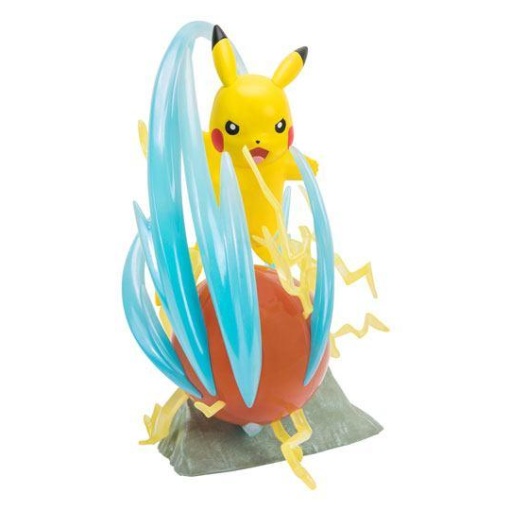 Pokémon 25 aniversario Estatua con Iluminación Deluxe Pikachu 33 cm