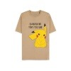 Pokemon Camiseta Beige Pikachu