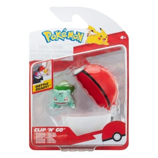 Pokémon Clip'n'Go Poké Balls Bulbasaur #1 & Poké Ball