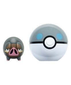 Pokémon Clip'n'Go Poké Balls Lechonk & Peso Ball