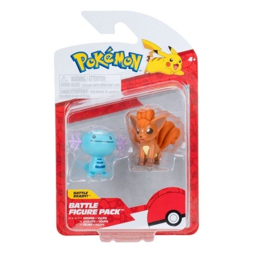 Pokémon Pack de 2 Figuras Battle Figure Set Wooper & Vulpix