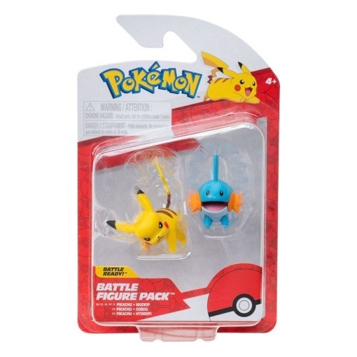 Pokémon Pack de 2 Figuras First Partner Battle Figure Set Mudkip & Pikachu #4