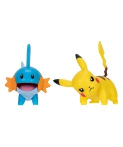 Pokémon Pack de 2 Figuras First Partner Battle Figure Set Mudkip & Pikachu #4