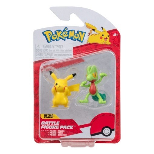 Pokémon Pack de 2 Figuras First Partner Battle Figure Set Treecko & Pikachu #8