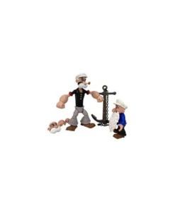 Popeye Figura Wave 02 Poopdeck Pappy - Embalaje dañado