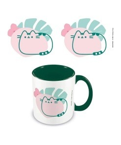 Pusheen Taza Tropical Green