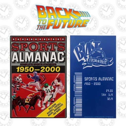 Regreso al futuro Lingote Sport Almanac Destruction Limited Edition