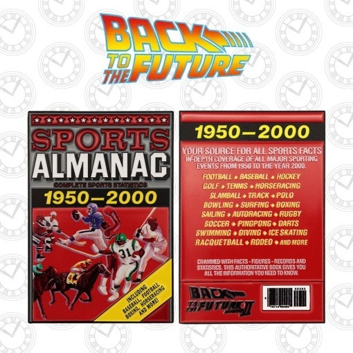 Regreso al futuro Lingote Sport Almanac Destruction Limited Edition