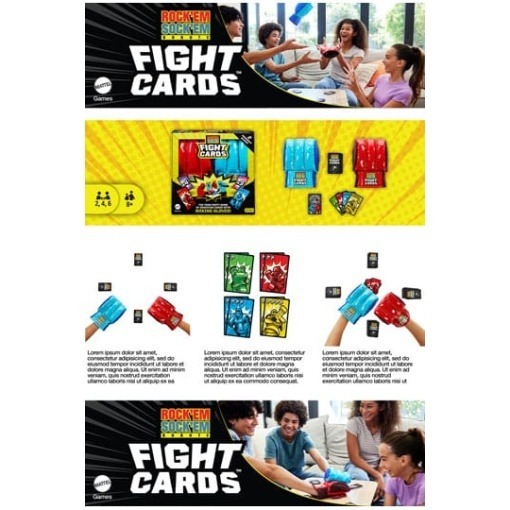 Rock'Em Sock'Em Robots Juego de cartas