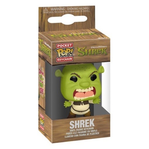 Shrek 30th Llaveros Pocket POP! Vinyl Scary Shrek 4 cm Expositor (12)