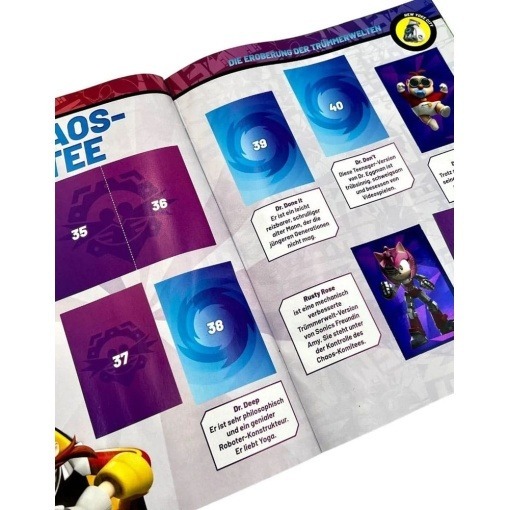 Sonic Prime Sticker Collection Álbum para Cromos *Edición Alemán*