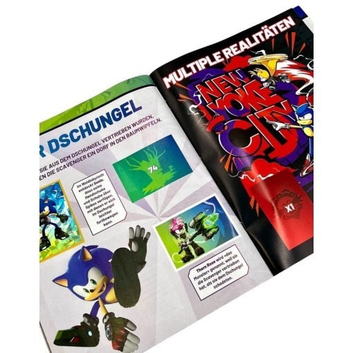 Sonic Prime Sticker Collection Álbum para Cromos *Edición Alemán*