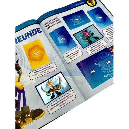 Sonic Prime Sticker Collection Álbum para Cromos *Edición Alemán*